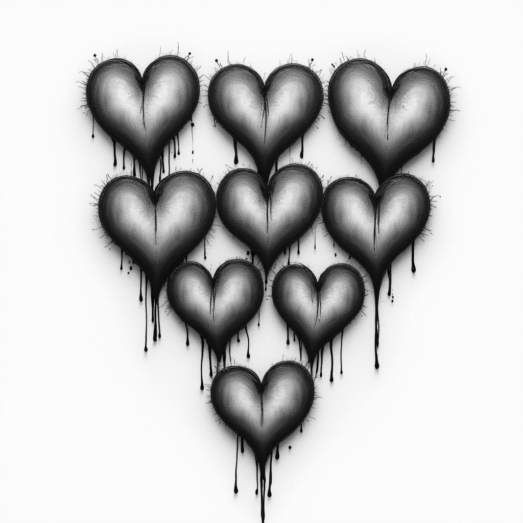 7 heartshigly detailed tattoo - Variation 3