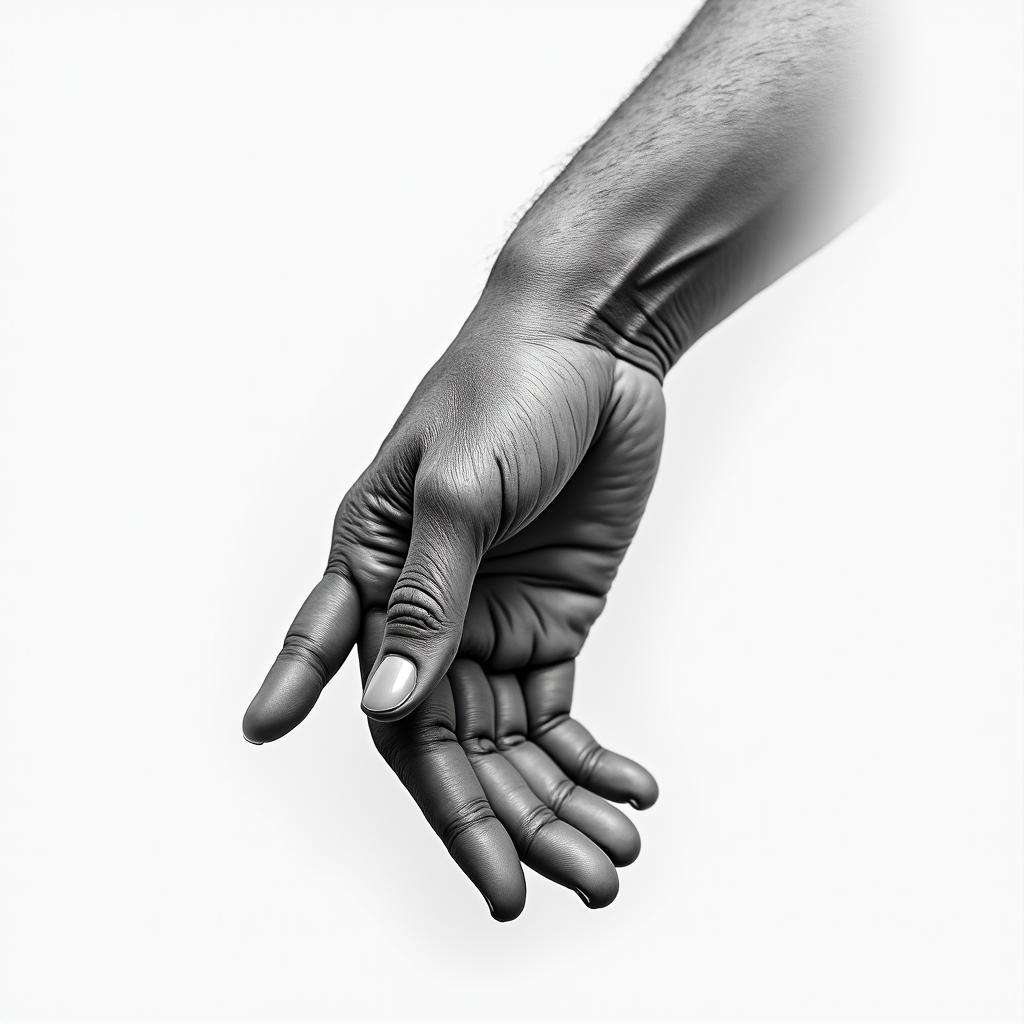 Hand tattoohigly detailed tattoo