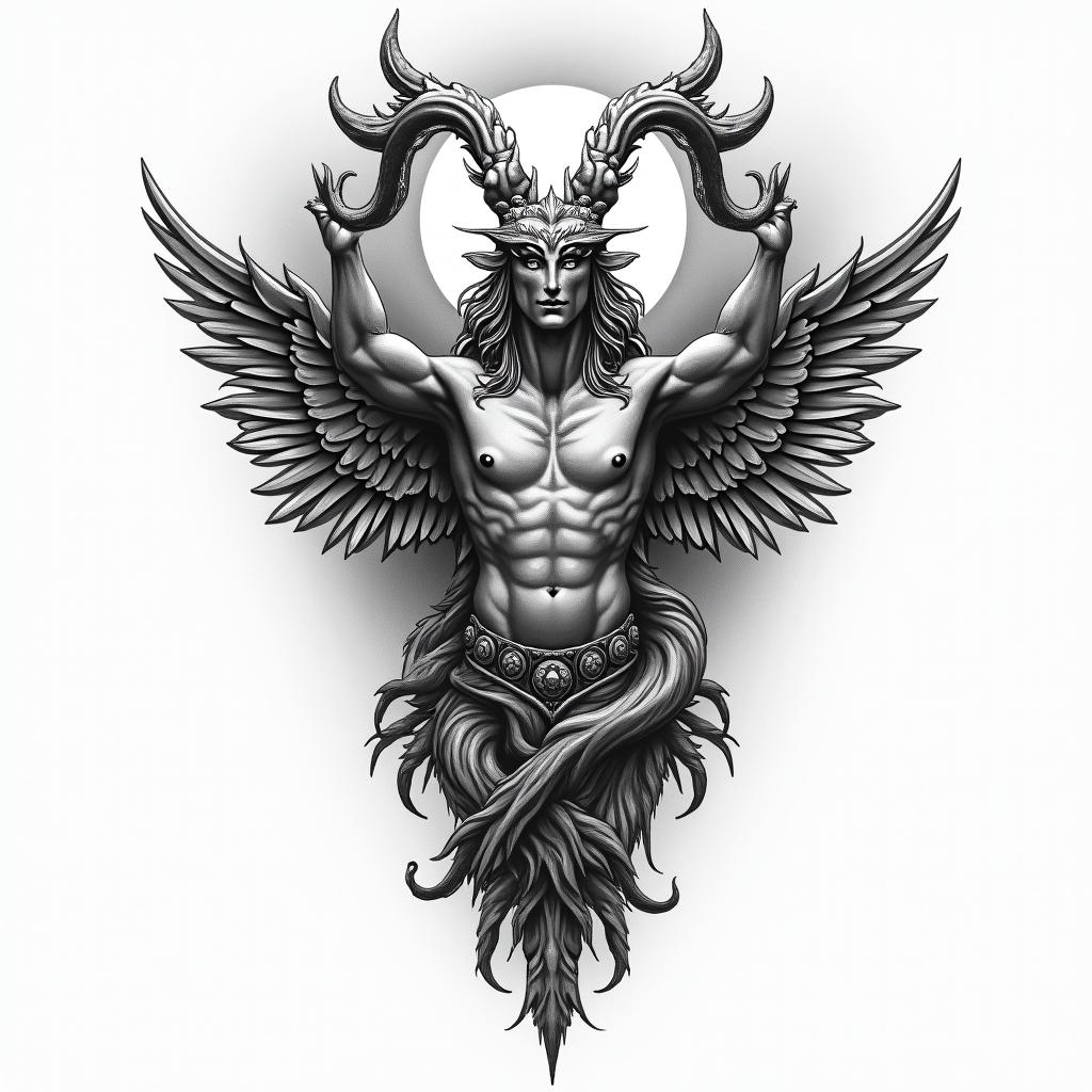 Anjo,capricorn,city of

 san fernandohigly detailed tattoo