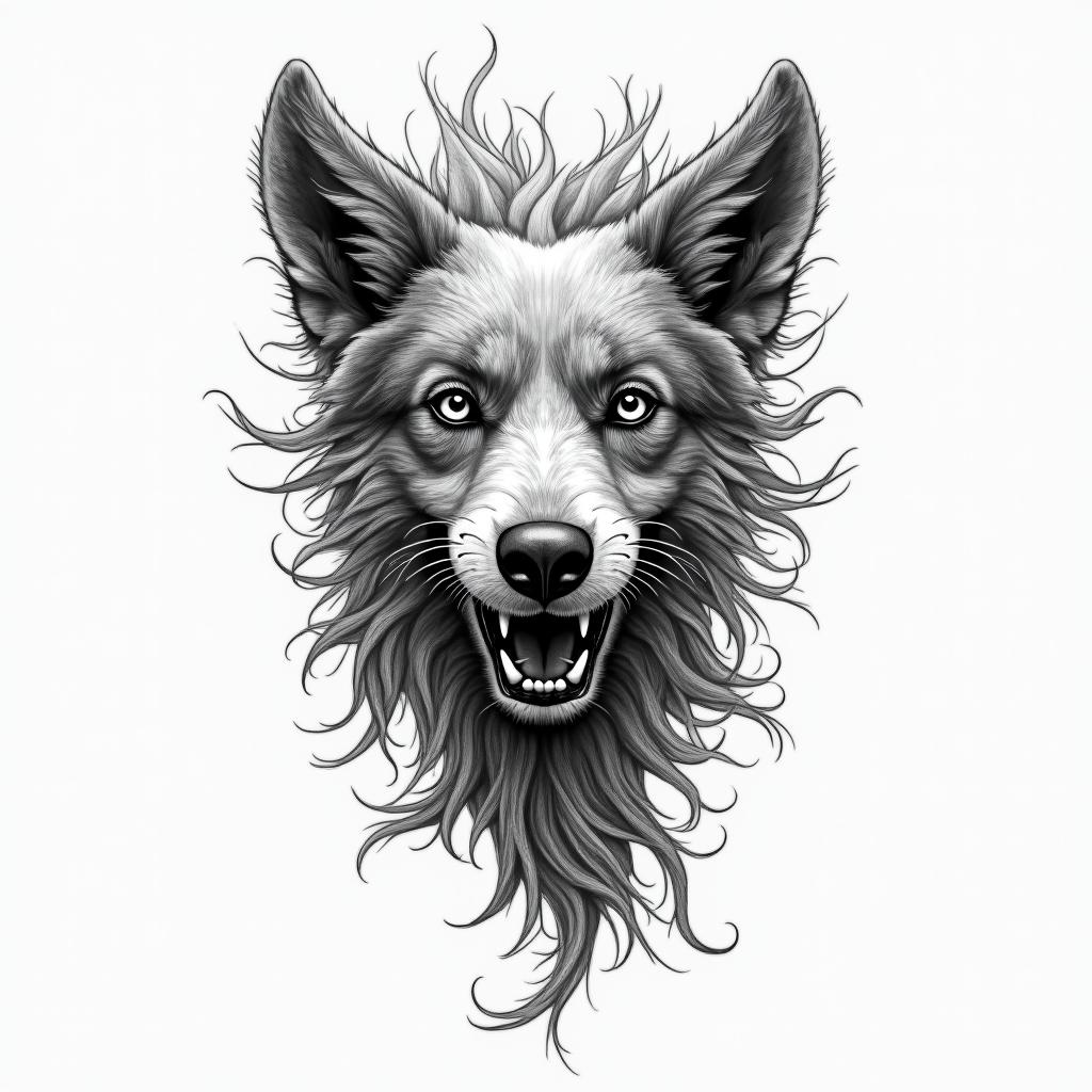 Fuchurhigly detailed tattoo