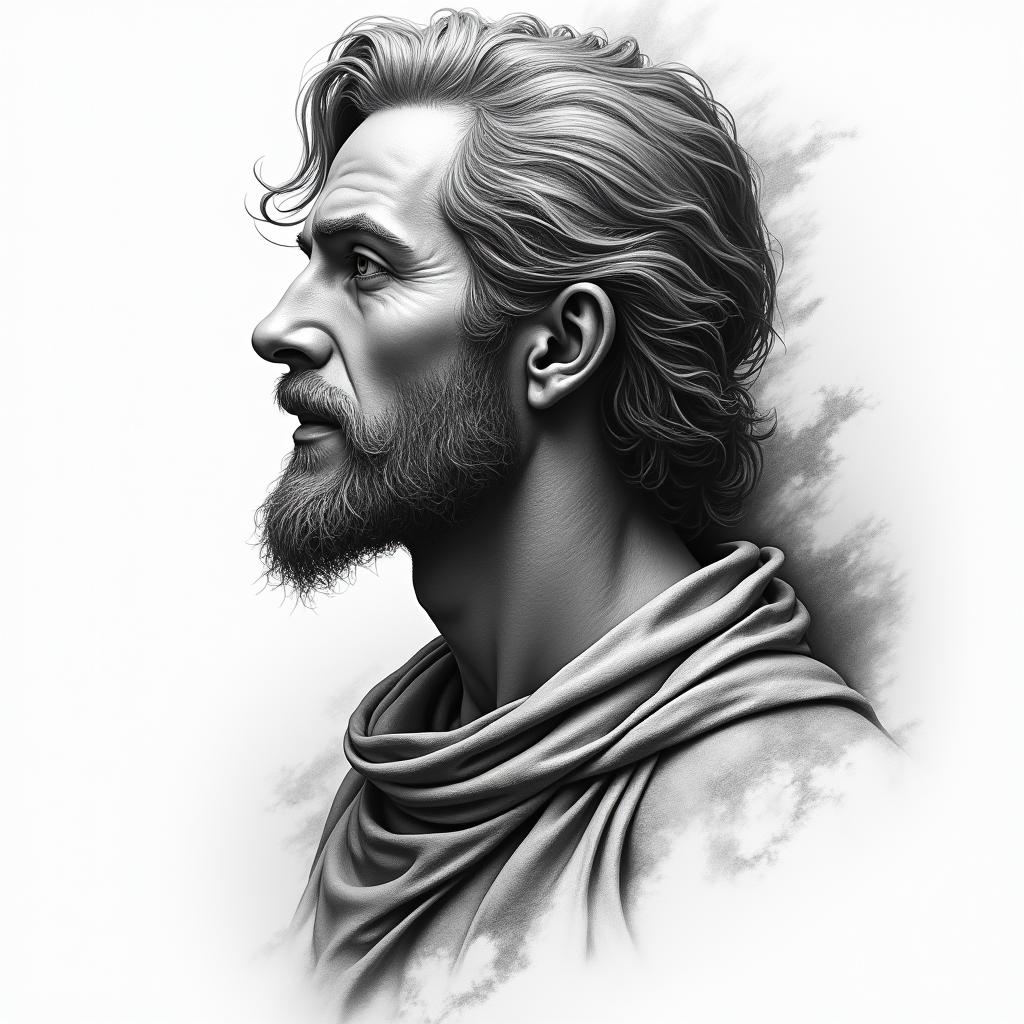 Saint Georgehigly detailed tattoo - Variation 3