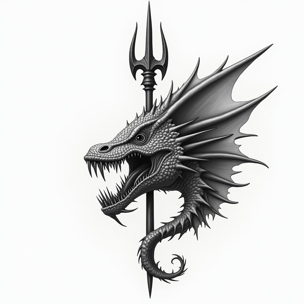 Tridentin realism tattoo style, featuring a highly detailed, lifelike, capturing every detail, photorealistic, ultra realistic, intricate shading, smooth and sharp,   - Variation 4