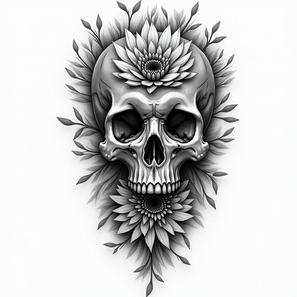 Resiliencia, supervivenciahigly detailed tattoo