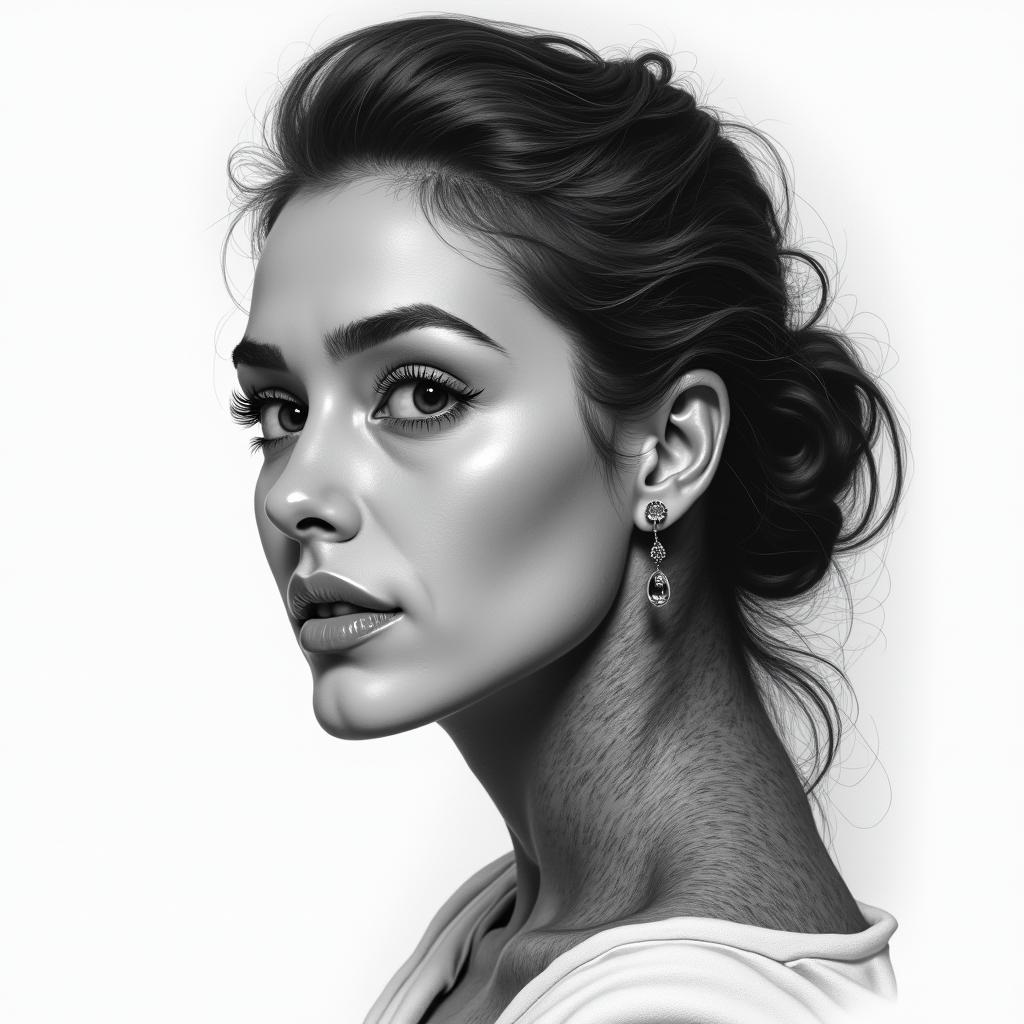 Joana, Carneiro, 21-03-1989in realism tattoo style, featuring a highly detailed, lifelike, capturing every detail, photorealistic, ultra realistic, intricate shading, smooth and sharp,   - Variation 2