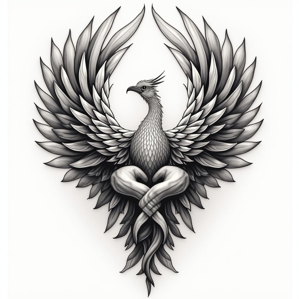 Phoenix tattoo design