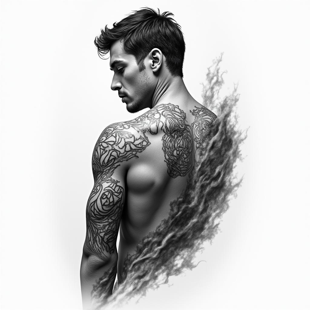 Frankie, cancer, Washingtonhigly detailed tattoo - Variation 3