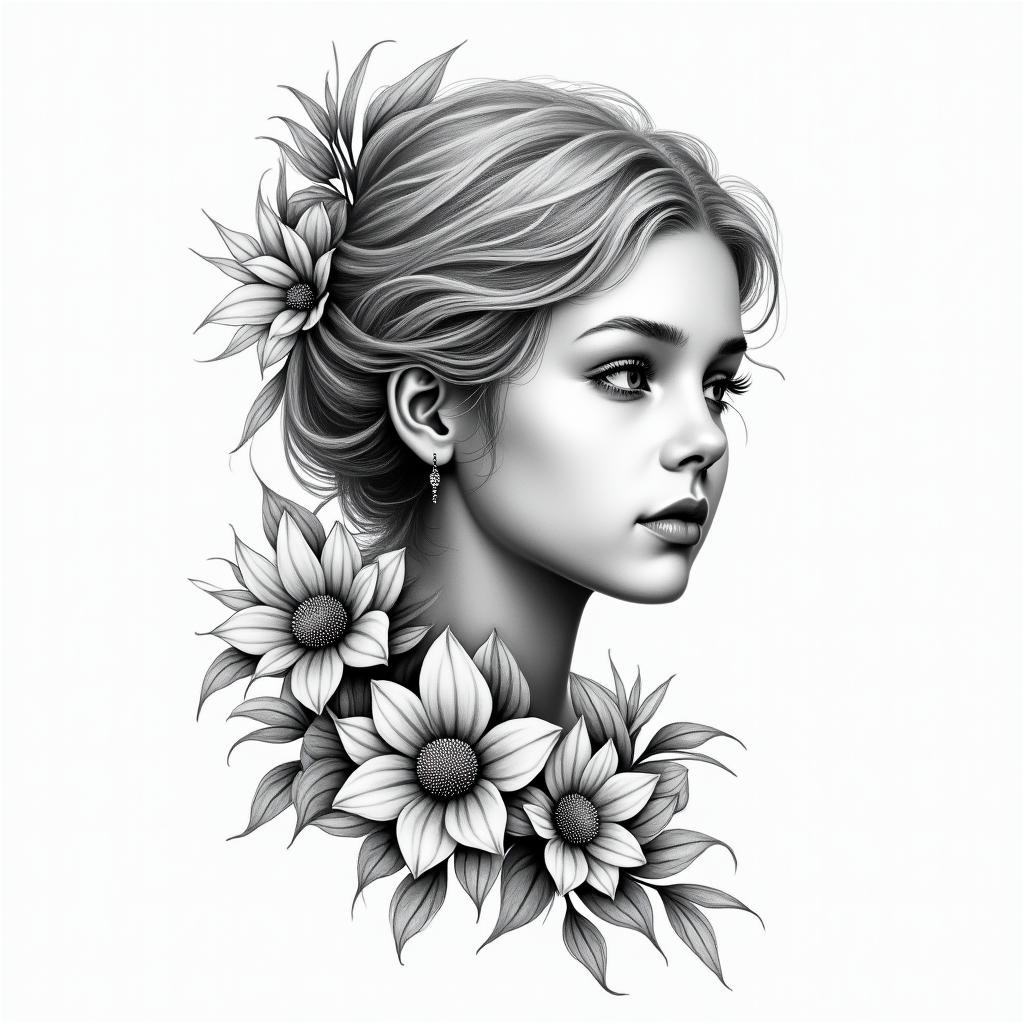 Survivor of sexual abuse as a child. Am raising my three children and step children alone. I love the ocean, flowers, birds and nature because they are represent healing for me. God gives me the strength to find forgiveness. God sent me a beautiful granddaughter to breath life into me again.higly detailed tattoo - Variation 7