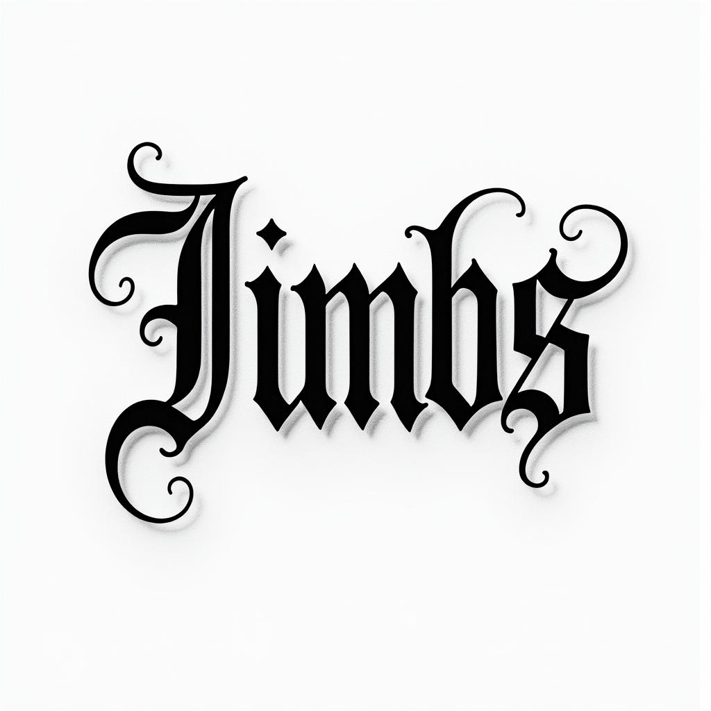 SZtext-based tattoo, gothic font ultra-realistic, perfectly placed, high-quality font design, photo-realistic shading, 8k, high quality, finely detailed typography