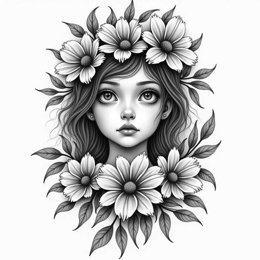 Survivor of sexual abuse as a child. Am raising my three children and step children alone. I love the ocean, flowers, birds and nature because they are represent healing for me. God gives me the strength to find forgiveness. God sent me a beautiful granddaughter to breath life into me again.higly detailed tattoo - Variation 4