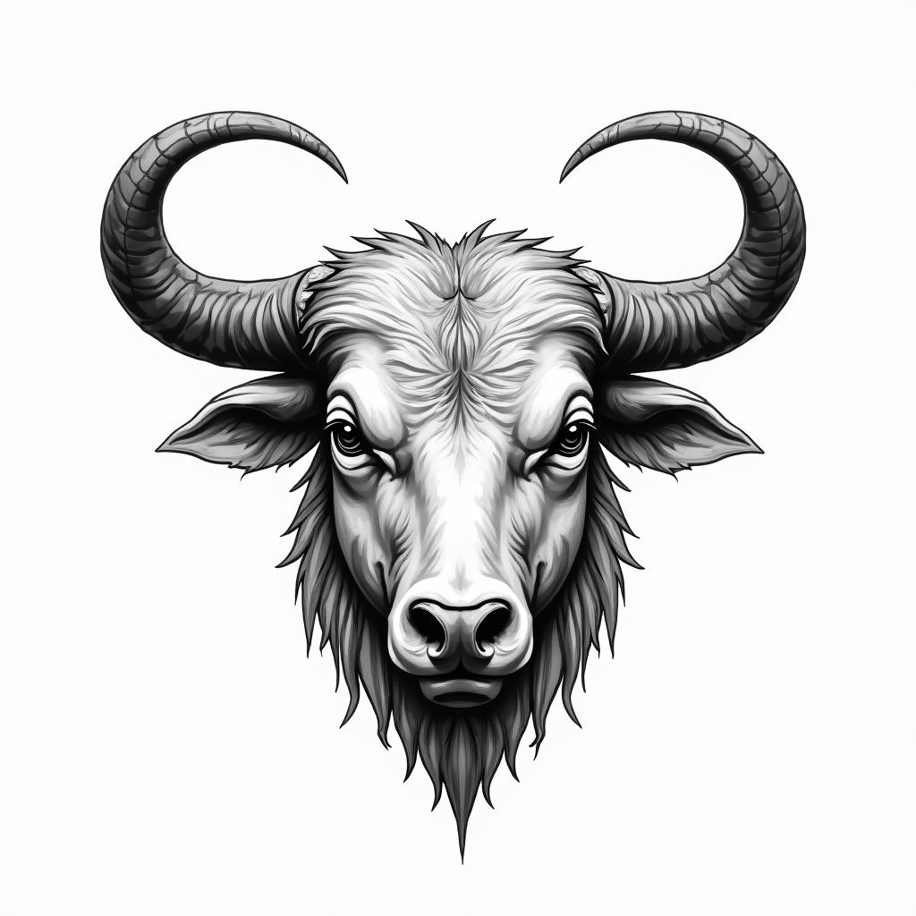 Zodiac sign Taurustext-based tattoo, gothic font ultra-realistic, perfectly placed, high-quality font design, photo-realistic shading, 8k, high quality, finely detailed typography - Variation 3