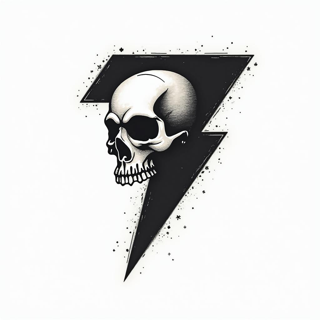 Moparin 8-bit tattoo style, minimalistic pixel style tattoo, pixel art with simplified shapes and retro gaming visuals, inspired by 8-bit pixel based detailing - Variation 2