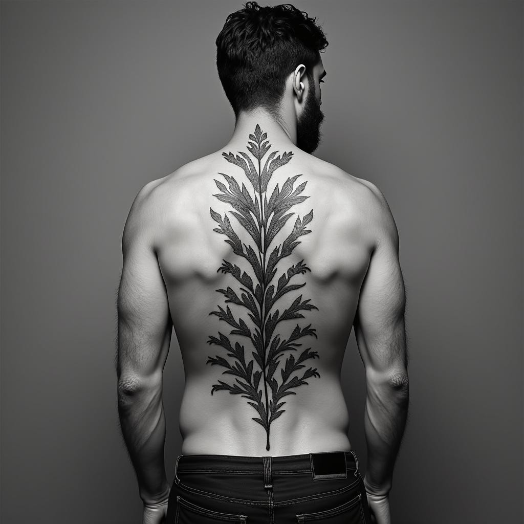 Bielefeld, Sven, 20.4.79in bohemian style tattoo, 8k - Variation 2