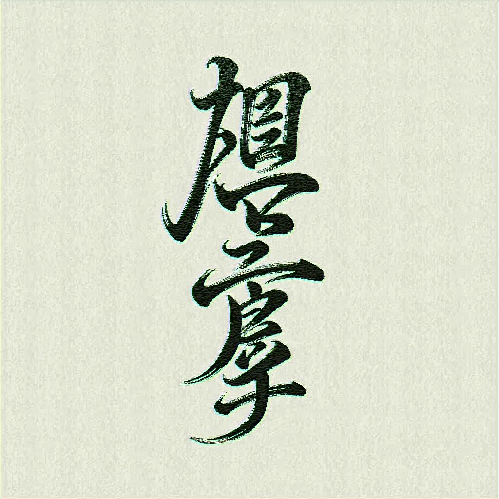 True Legacétext-based tattoo, japanese font ultra-realistic, perfectly placed, high-quality font design, photo-realistic shading, 8k, high quality, finely detailed typograph - Variation 4