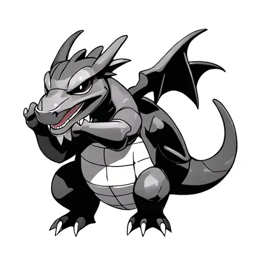 charzard fighting blastoise - Variation 2