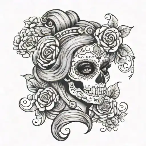 Lady death sugar skull