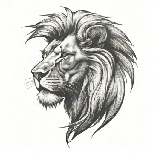 lion face - Variation 2