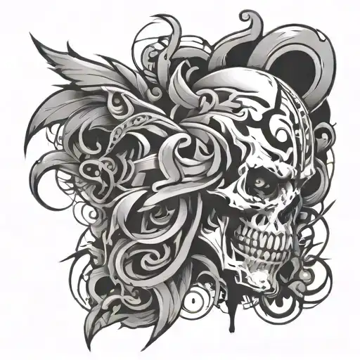 graffiti style tattoo - Variation 4