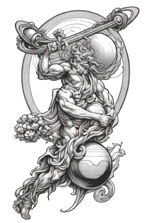 Uranus in the nature of Saturn