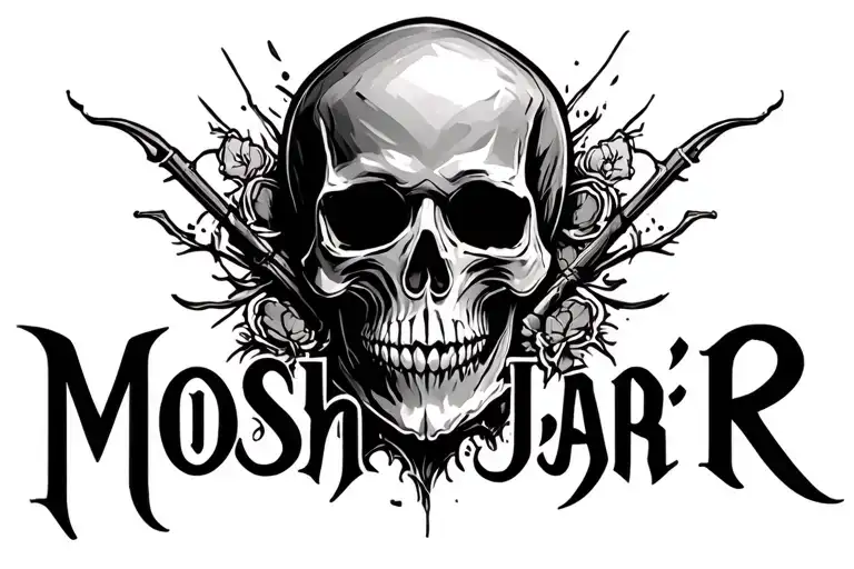"MoShaJaR" Skull made - Variation 2