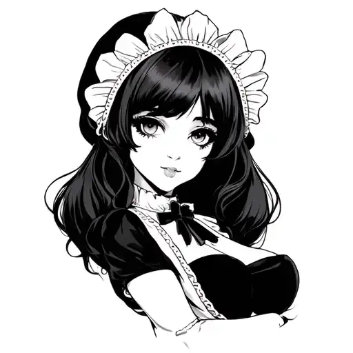 Hentai maid girl - Variation 1