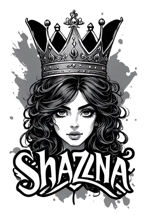 "Shazna" crown with wrist - Variation 2