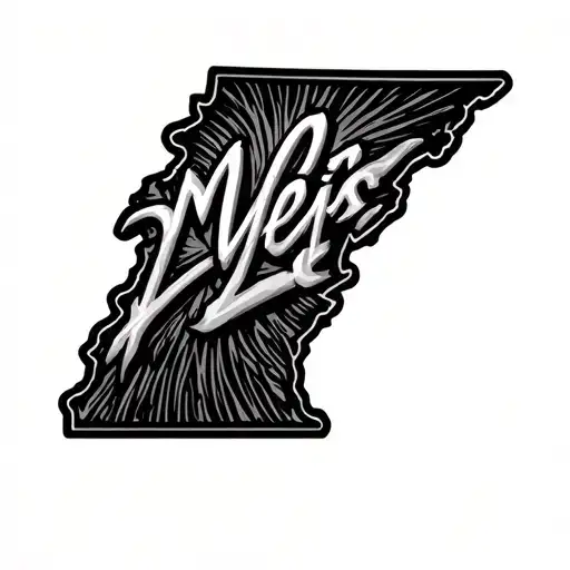 orange mound memphis Tennessee state outline