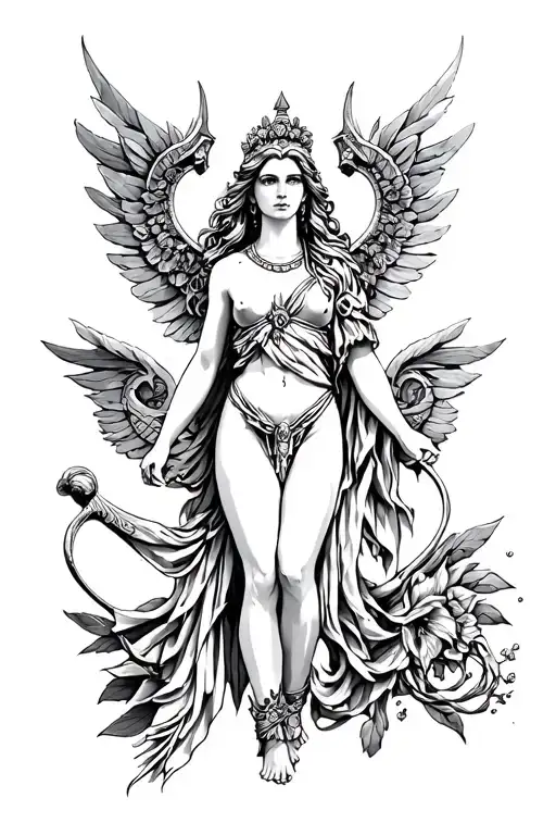 greek goddess artemis full length - Variation 2