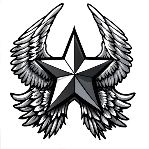star and wings - Variation 2