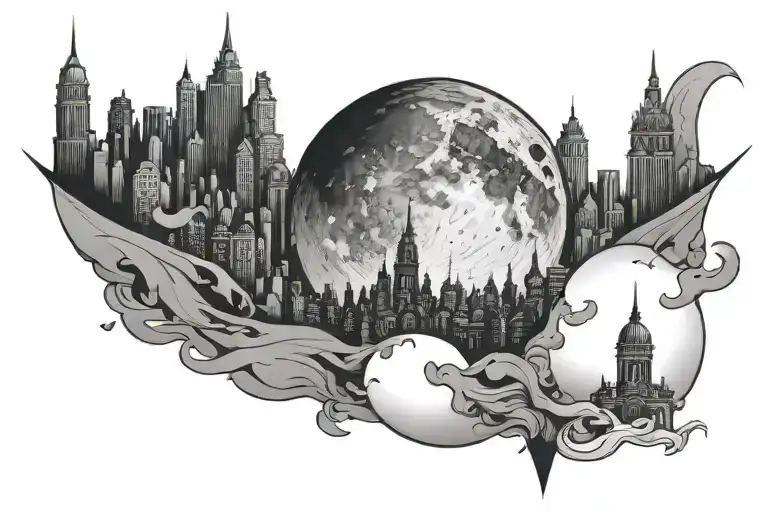 city moon - Variation 2