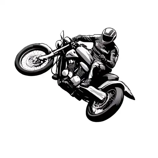 two bikers riding together harley and kawasaki ninja motorcycle - Variation 2