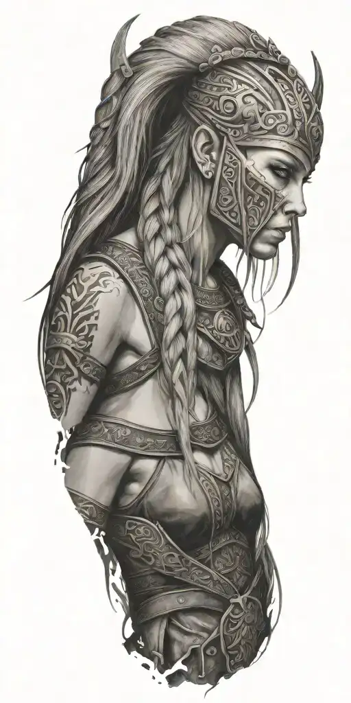 viking women bloody - Variation 2