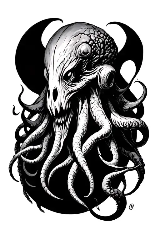 Cthulhu Lovecraft Skyrim Hermeus of the Sea - Variation 2