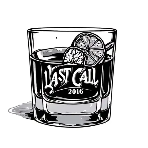 whiskey glass last call 2016 - Variation 3