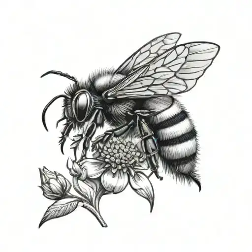 bumblebee with flowers