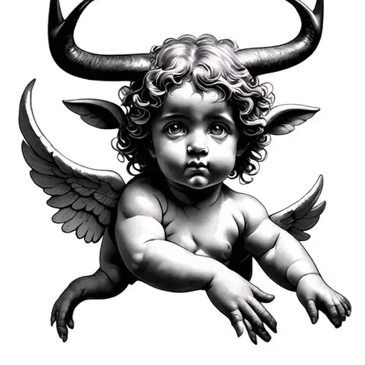 cherubs taurus zodiac sign - Variation 2