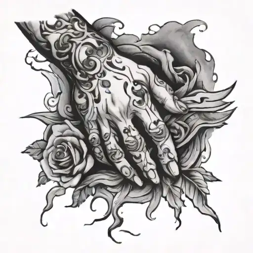 hold my hand until we turn to ashes