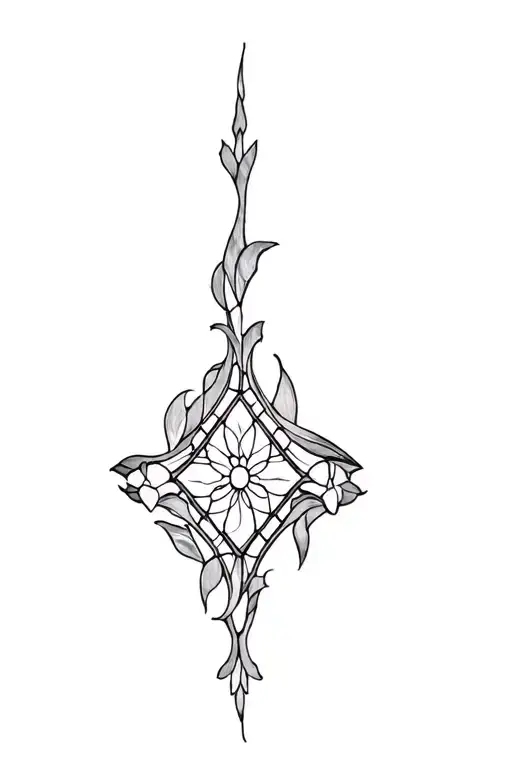 a stained glass window - Variation 2