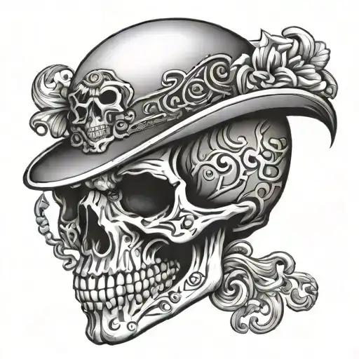 skull wearing - Variation 5