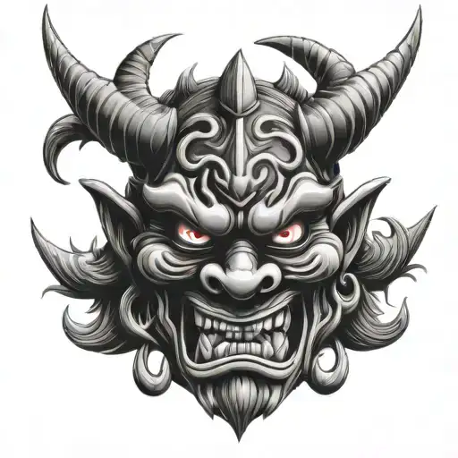 masque japanese oni demon mask