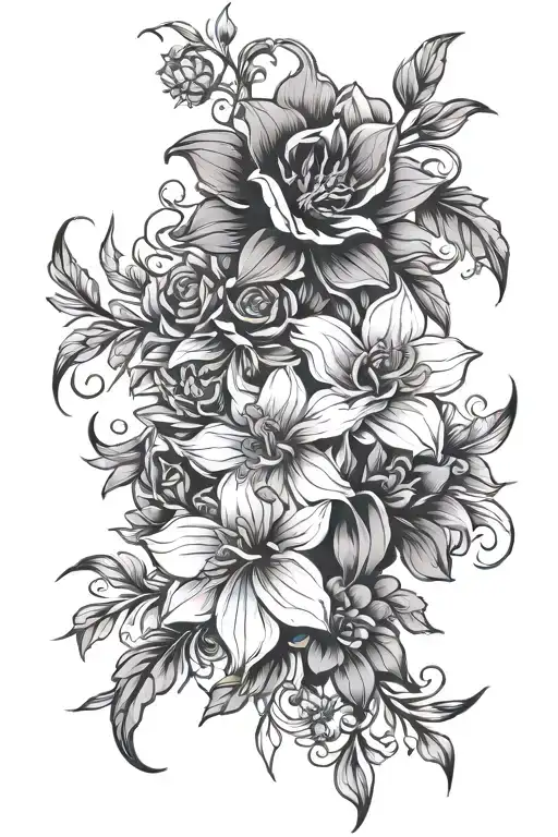 cyber siglism floral design