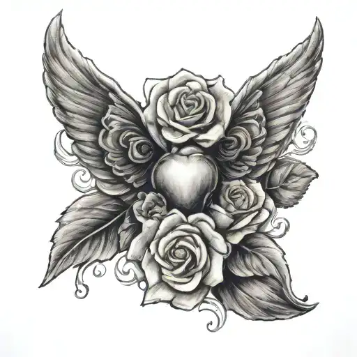 Memorial tattoo design