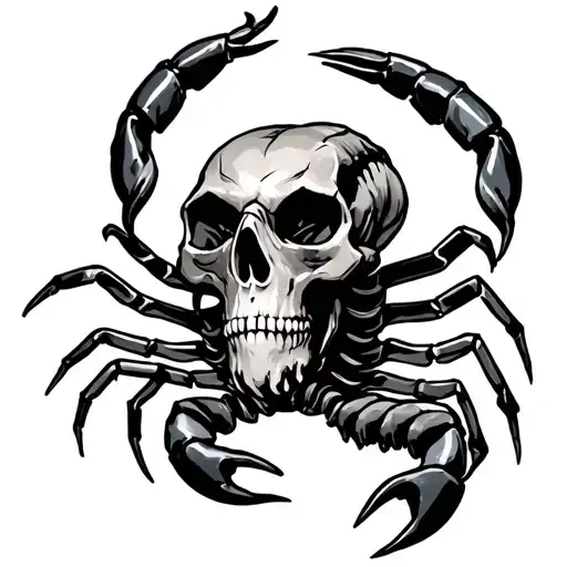 a scorpion infantry skull