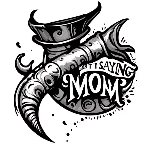Italian horn don't saying mom