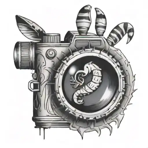 kokopelli camera lens - Variation 3