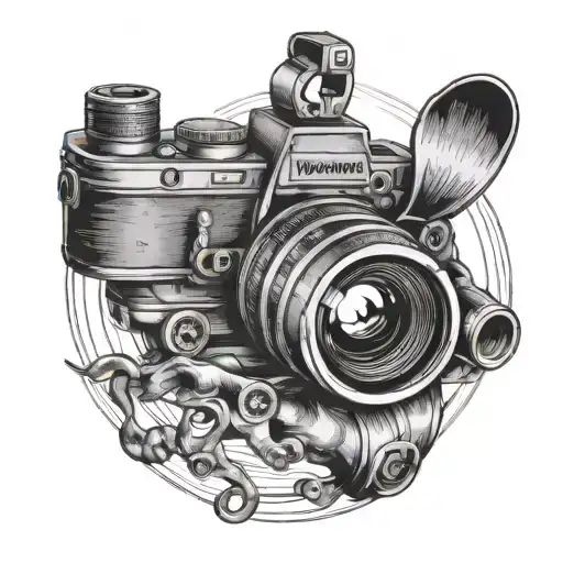 kokopelli camera lens - Variation 4