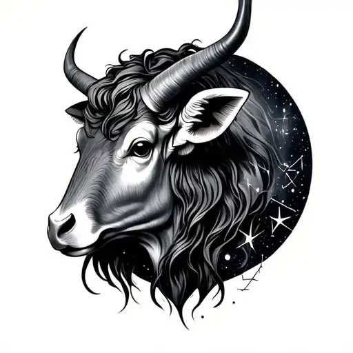 Taurus constellation made - Variation 2