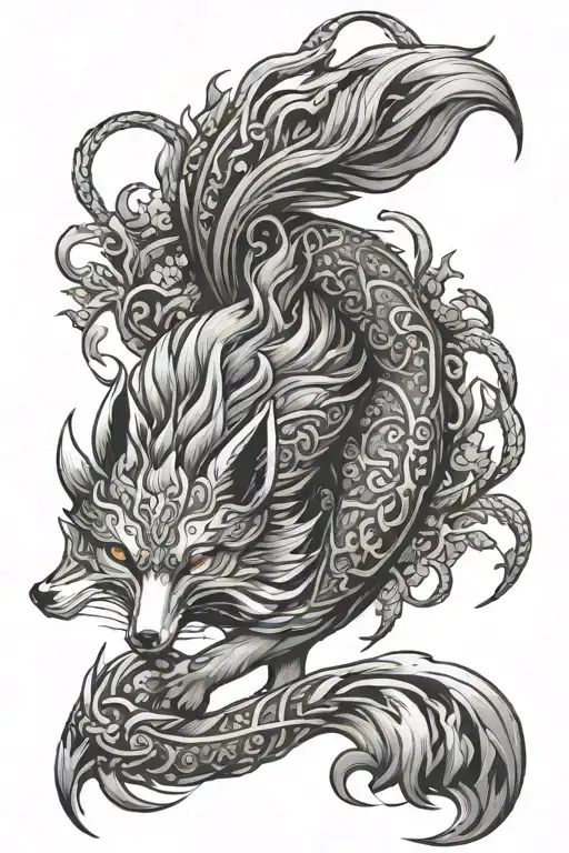 nine tail fox - Variation 1