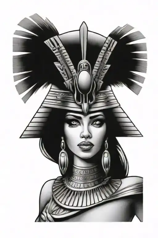 Cleopatra egyptian goddess - Variation 3