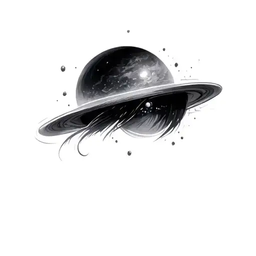 Blackwork tattoo example 4